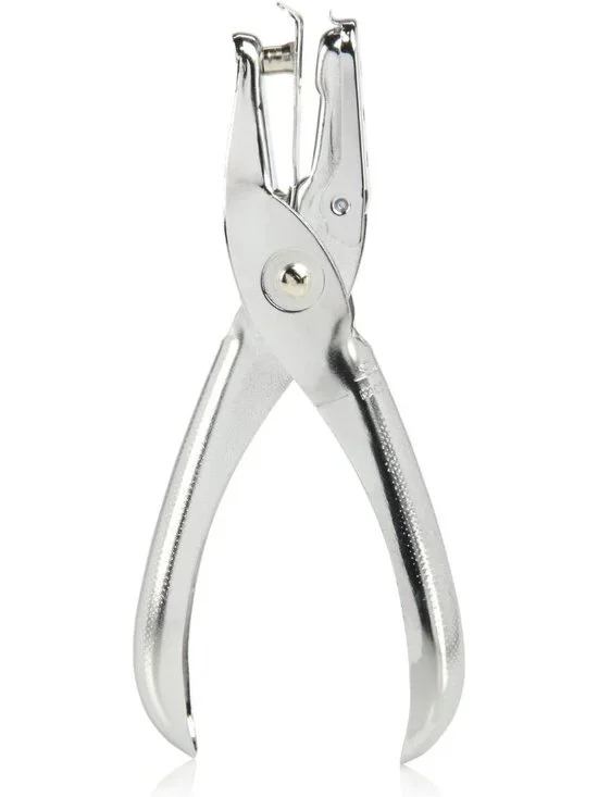 1 Hole Punch, 5 Sheet Capacity Hole Puncher, Single Hole Paper Punch, Chrome 740 - Picture 8 of 12